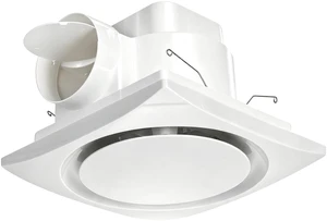 Bathroom Exhaust Fan 10" Panel Ultra Quiet without Light(8x8 Mount), 110CFM, 4" Duct for Bathroom/Garage/Home Bathroom Exhaust Fan 10" Panel Ultra Quiet without Light(8x8 Mount), 110CFM, 4" Duct for Bathroom/Garage/Home