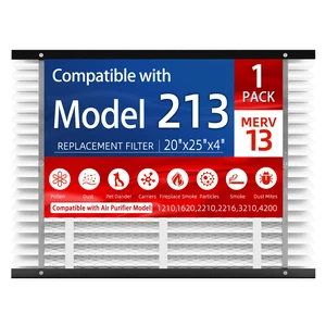 1 Pack, 213 Replacement Filter, Compatible with AprilAire 213 Whole House Air Purifiers Models,1210,1620,2210,2216,3210,4200,MERV 13 HVAC Furnace Filter Replacement,20x25x4inch Air Filter 1 Pack, 213 Replacement Filter, Compatible with AprilAire 213 Whole House Air Purifiers Models,1210,1620,2210,2216,3210,4200,MERV 13 HVAC Furnace Filter Replacement,20x25x4inch Air Filter