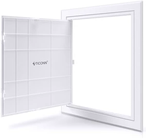 10" x 10" Access Panel for Drywall, ABS Wall Hole Cover, Access Door Durable ABS, Impact & UV Resistant, Paintable Textured Surface, Screw or Adhesive Mounting, for Plumbing, Wires, Cables 10" x 10" Access Panel for Drywall, ABS Wall Hole Cover, Access Door Durable ABS, Impact & UV Resistant, Paintable Textured Surface, Screw or Adhesive Mounting, for Plumbing, Wires, Cables