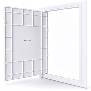 12" x 16" Access Panel for Drywall, ABS Wall Hole Cover, Access Door Durable ABS, Impact & UV Resistant, Paintable Textured Surface, Screw or Adhesive Mounting, for Plumbing, Wires, Cables 12" x 16" Access Panel for Drywall, ABS Wall Hole Cover, Access Door Durable ABS, Impact & UV Resistant, Paintable Textured Surface, Screw or Adhesive Mounting, for Plumbing, Wires, Cables