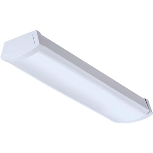 2' Low-Profile LED Wraparound Light Fixture, 4000K, 120V 24-Inch LED Flush Mount Ceiling Light, 4000K Cool White Color Temperature, 120V (FMLWL 24 840) 2' Low-Profile LED Wraparound Light Fixture, 4000K, 120V 24-Inch LED Flush Mount Ceiling Light, 4000K Cool White Color Temperature, 120V (FMLWL 24 840)