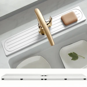 Faucet Mat for Kitchen Sink with Raised Feet, Stone Sink Mat Quick Dry around Faucet, Water Absorbent Stone Tray, Sink Splash Guard & Protectors, Stone Drying Mat for kitchen Counter Faucet Mat for Kitchen Sink with Raised Feet, Stone Sink Mat Quick Dry around Faucet, Water Absorbent Stone Tray, Sink Splash Guard & Protectors, Stone Drying Mat for kitchen Counter