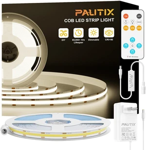 COB LED Strip Lights,UL Listed Dotless LED Lights with RF Remote,16.4ft Natural White 4000K Super Bright Dimmable Flexible Diffused LED Tape Light,Kitchen Cabinet,Office,Stairs,Shelf Lighting COB LED Strip Lights,UL Listed Dotless LED Lights with RF Remote,16.4ft Natural White 4000K Super Bright Dimmable Flexible Diffused LED Tape Light,Kitchen Cabinet,Office,Stairs,Shelf Lighting