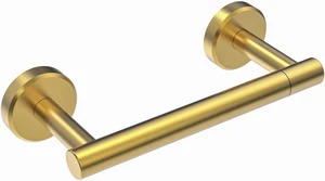 Gold Toilet Paper Holder SUS304 Stainless Steel Double Post Pivoting Toilet Paper Roll Holder Wall Mounted Toilet Tissue Holder for Commercial Bathroom RV Brushed Brass Finish Gold Toilet Paper Holder SUS304 Stainless Steel Double Post Pivoting Toilet Paper Roll Holder Wall Mounted Toilet Tissue Holder for Commercial Bathroom RV Brushed Brass Finish