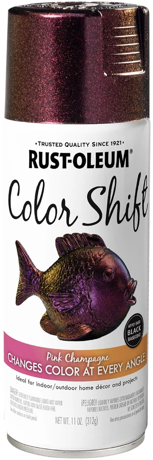 Color Shift Pink Champagne Spray Paint Color-Shifting Finish, Crafts, Décor & Accent Projects, Changes Color With Light & Angle, 11 Oz Color Shift Pink Champagne Spray Paint Color-Shifting Finish, Crafts, Décor & Accent Projects, Changes Color With Light & Angle, 11 Oz