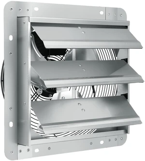 12 Inch Shutter Exhaust Fan Wall Mounted 1347 CFM Automatic Louvers, Sturdy Steel Housing, Low Noise, AC Motor, Ventilation and Cooling for Attic, Garage, Barn, Greenhouse, Workshop, Silver 12 Inch Shutter Exhaust Fan Wall Mounted 1347 CFM Automatic Louvers, Sturdy Steel Housing, Low Noise, AC Motor, Ventilation and Cooling for Attic, Garage, Barn, Greenhouse, Workshop, Silver