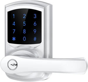 Keypad Keyless Entry Door Lock with Handle Smart Electronic Locks Deadbolts 20 User Codes & 2keys Passage Vacation Mode Privacy Protection 5S Auto-Lock, Simple 15-min Install Fits Most Standard Doors Keypad Keyless Entry Door Lock with Handle Smart Electronic Locks Deadbolts 20 User Codes & 2keys Passage Vacation Mode Privacy Protection 5S Auto-Lock, Simple 15-min Install Fits Most Standard Doors