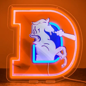 Broncos Football Neon Signs Led Sign for Wall Decor Rugby Team Light Up Sign Suitable for Man Cave Office Bar Pub Wall Art Gifts for Teen Boys Broncos Football Neon Signs Led Sign for Wall Decor Rugby Team Light Up Sign Suitable for Man Cave Office Bar Pub Wall Art Gifts for Teen Boys