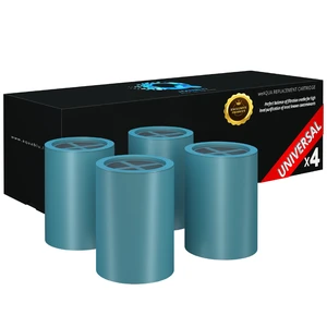 Heavy Duty NO BS Shower Filter Replacement Cartridge 4 Pack 99% Removal of Hard Water, Chlorine, Heavy Metals & Fluoride Universal Fit High Output Heavy Duty NO BS Shower Filter Replacement Cartridge 4 Pack 99% Removal of Hard Water, Chlorine, Heavy Metals & Fluoride Universal Fit High Output
