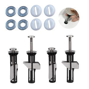 Universal Toilet Seat Bolt kit,Screws,Quick Release,Easy to Install- Toilet Seat Replacement Parts Kit,Toilet Cover Maintenance Accessories,Fixing Accessories (Screws-JS2) (4) Universal Toilet Seat Bolt kit,Screws,Quick Release,Easy to Install- Toilet Seat Replacement Parts Kit,Toilet Cover Maintenance Accessories,Fixing Accessories (Screws-JS2) (4)