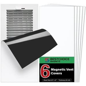 6 Pack Magnetic Vent Cover Strong Vent Cover 5.5x12inch High Strength Magnetic Vent Cover for Floor Wall and Ceiling Registers Home HVAC and AC Vents 6 Pack Magnetic Vent Cover Strong Vent Cover 5.5x12inch High Strength Magnetic Vent Cover for Floor Wall and Ceiling Registers Home HVAC and AC Vents