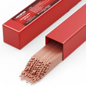 Mild Steel TIG Welding Rod ER70S-6, 1/8" X 16", 5LB Ideal for Mild Steel Fabrication & Repair with Stable Arc, Smooth Weld Beads & Consistent Results Mild Steel TIG Welding Rod ER70S-6, 1/8" X 16", 5LB Ideal for Mild Steel Fabrication & Repair with Stable Arc, Smooth Weld Beads & Consistent Results