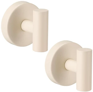 Suction Cup Hooks for Shower - Bathroom Reusable Hooks for Towels, Robes & Loofah - No-Drill Mounting on Kitchen,Walls,Metal,Glass,Mirrors,Tile & Smooth Non-Porous Surfaces (2, Milk White) Suction Cup Hooks for Shower - Bathroom Reusable Hooks for Towels, Robes & Loofah - No-Drill Mounting on Kitchen,Walls,Metal,Glass,Mirrors,Tile & Smooth Non-Porous Surfaces (2, Milk White)