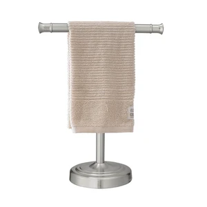 Brushed Nickel Hand Towel Holder Stand Countertop Towel Rack 13 Inch Bathroom Kitchen Vanity T-Shape Towel Stand Free Standing Stainless Steel Towel Bar Towel Ring Brushed Nickel Hand Towel Holder Stand Countertop Towel Rack 13 Inch Bathroom Kitchen Vanity T-Shape Towel Stand Free Standing Stainless Steel Towel Bar Towel Ring