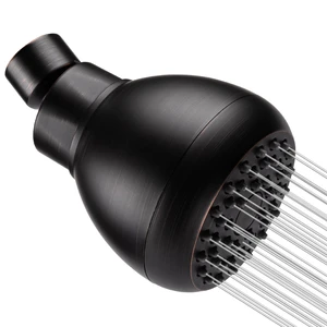 Fixed Shower Head High Pressure 3 Inch Showerhead Oil Rubbed Bronze 360 Rotatable Design, Self Cleaning Silicone Nozzles, Adjustable Swivel Brass Ball Joint for Relaxing and Comfortable Shower Fixed Shower Head High Pressure 3 Inch Showerhead Oil Rubbed Bronze 360 Rotatable Design, Self Cleaning Silicone Nozzles, Adjustable Swivel Brass Ball Joint for Relaxing and Comfortable Shower