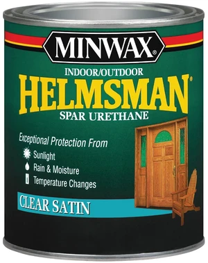 Helmsman Indoor/Outdoor Spar Urethane, Quart, Satin Helmsman Indoor/Outdoor Spar Urethane, Quart, Satin