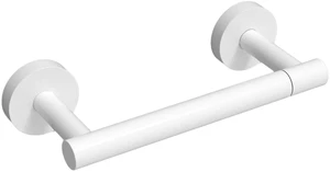 White Toilet Paper Holder SUS304 Stainless Steel Double Post Pivoting Toilet Paper Roll Holder Wall Mounted Toilet Tissue Holder for Commercial Bathroom RV Brushed Brass Finish White Toilet Paper Holder SUS304 Stainless Steel Double Post Pivoting Toilet Paper Roll Holder Wall Mounted Toilet Tissue Holder for Commercial Bathroom RV Brushed Brass Finish