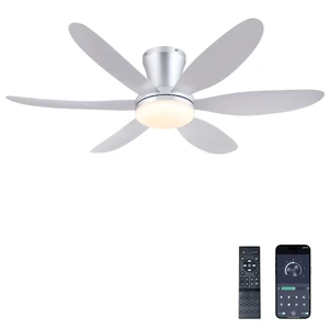 Ceiling Fans with Lights,42" Low Profile Ceiling Fan (Silver) Ceiling Fan with Light and Remote Control,Flush Mount, Reversible, Dimmable, Noiseless, Silver Ceiling Fan for Bedroom Ceiling Fans with Lights,42" Low Profile Ceiling Fan (Silver) Ceiling Fan with Light and Remote Control,Flush Mount, Reversible, Dimmable, Noiseless, Silver Ceiling Fan for Bedroom