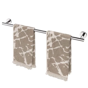 Chrome 25.7 Inch Towel Bar for Bathroom, SUS304 Stainless Steel Bathroom Towel Rack Wall Mounted, Modern Home Decor Bath Towel Holder with Hardware Accessories Chrome 25.7 Inch Towel Bar for Bathroom, SUS304 Stainless Steel Bathroom Towel Rack Wall Mounted, Modern Home Decor Bath Towel Holder with Hardware Accessories