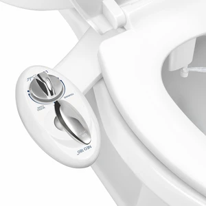 NEO 180 - Non-Electric Bidet Attachment for Toilet Seat, White Dual Nozzle, Self-Cleaning, Adjustable Water Pressure, Rear & Feminine Wash, with Lever Control NEO 180 - Non-Electric Bidet Attachment for Toilet Seat, White Dual Nozzle, Self-Cleaning, Adjustable Water Pressure, Rear & Feminine Wash, with Lever Control
