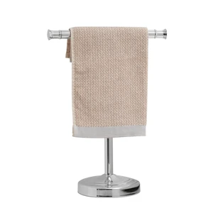 Polished Chrome Hand Towel Holder Stand Countertop Towel Rack 13 Inch Bathroom Kitchen Vanity T-Shape Towel Stand Free Standing Stainless Steel Towel Bar Towel Ring Polished Chrome Hand Towel Holder Stand Countertop Towel Rack 13 Inch Bathroom Kitchen Vanity T-Shape Towel Stand Free Standing Stainless Steel Towel Bar Towel Ring