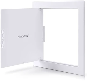 8" x 8" Access Panel for Drywall, ABS Wall Hole Cover, Access Door Durable ABS, Impact & UV Resistant, Paintable Textured Surface, Screw or Adhesive Mounting, for Plumbing, Wires, Cables 8" x 8" Access Panel for Drywall, ABS Wall Hole Cover, Access Door Durable ABS, Impact & UV Resistant, Paintable Textured Surface, Screw or Adhesive Mounting, for Plumbing, Wires, Cables