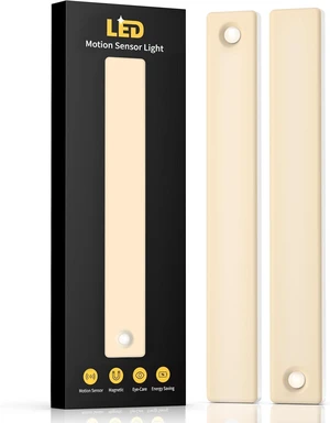 2 Pack Under Cabinet Lighting, Motion Sensor Light Indoor, Rechargeable Closet Lights Battery Operated, Wireless Dimmable LED Cabinet Lights, Under Counter Lights for Kitchen Warm Color 2 Pack Under Cabinet Lighting, Motion Sensor Light Indoor, Rechargeable Closet Lights Battery Operated, Wireless Dimmable LED Cabinet Lights, Under Counter Lights for Kitchen Warm Color