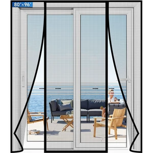 Magnetic Screen Door Upgraded PET Mesh Stronger Than Fiberglass and Polyester,Hands Free,Keeps Bugs Out,Pet & Kid Friendly,Suitable for Sliding Door,Large Patio Door and French Door-80''x96'' Magnetic Screen Door Upgraded PET Mesh Stronger Than Fiberglass and Polyester,Hands Free,Keeps Bugs Out,Pet & Kid Friendly,Suitable for Sliding Door,Large Patio Door and French Door-80''x96''