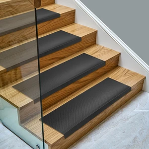 Bullnose Stair Treads Outdoor Dots Heavy-Duty Non-Slip Stair Mats Best Grip on Concrete, Brick & Textured Step Fastening Required for Wooden & RV Steps, Pack of 5 Bullnose Stair Treads Outdoor Dots Heavy-Duty Non-Slip Stair Mats Best Grip on Concrete, Brick & Textured Step Fastening Required for Wooden & RV Steps, Pack of 5