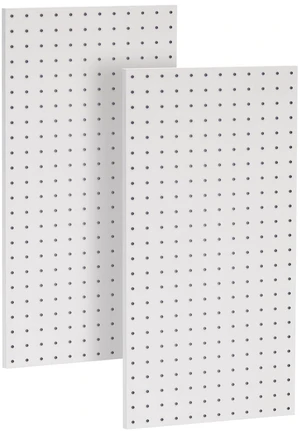 Metal Pegboard Wall Panels, Peg Boards for Garage Tool Storage Heavy Duty Pegboard Tool Storage Kit for Home, Craft Room Gray 2 Pcs Metal Pegboard Wall Panels, Peg Boards for Garage Tool Storage Heavy Duty Pegboard Tool Storage Kit for Home, Craft Room Gray 2 Pcs