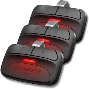 3X Universal Door Opener Remote 375LM KLIK1U 375UT Clicker 2-Button Replacement for Chamberlain LiftMaster Craftsman Genie Linear, Operates 2 Doors or Gates, Dip Switch & Learn Button 3X Universal Door Opener Remote 375LM KLIK1U 375UT Clicker 2-Button Replacement for Chamberlain LiftMaster Craftsman Genie Linear, Operates 2 Doors or Gates, Dip Switch & Learn Button