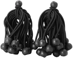 Small Ball Bungee Cords 4 inch with 0.8 inch Balls, 50-Piece Small Ball Bungee Cords 4 inch with 0.8 inch Balls, 50-Piece