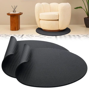 Recliner Pad for Hardwood Floors, Double-Sided Non-Slip, 2 Pack 27.5'' X 27.5'', High-Density PU Padding, Prevents Sliding and Floor Scratches, For Recliners, Sofas and Carpet, Round Recliner Pad for Hardwood Floors, Double-Sided Non-Slip, 2 Pack 27.5'' X 27.5'', High-Density PU Padding, Prevents Sliding and Floor Scratches, For Recliners, Sofas and Carpet, Round