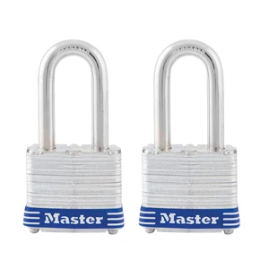 3TLF Laminated Steel Padlock with Key, 2 Pack Keyed-Alike 3TLF Laminated Steel Padlock with Key, 2 Pack Keyed-Alike