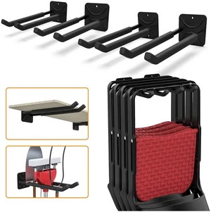 4-Pack Garage Storage System Hooks, Wall Mount Tool Organizer Heavy Duty, Chair Hanger Garage Storage Utility Hooks for Car Tires, Ladders, Chairs, Strollers, Power Tools, Garden Tools 4-Pack Garage Storage System Hooks, Wall Mount Tool Organizer Heavy Duty, Chair Hanger Garage Storage Utility Hooks for Car Tires, Ladders, Chairs, Strollers, Power Tools, Garden Tools