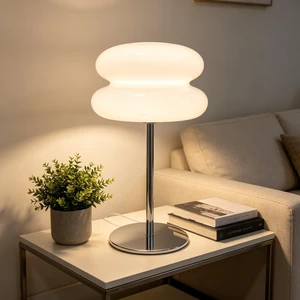Bedroom Mushroom lamp, Medieval Modern Bedside Table lamp, dimmable Retro Egg Tart Headlight, Unique Home Mushroom Decoration Aesthetic Lovely Living Room Desk lamp (White) Bedroom Mushroom lamp, Medieval Modern Bedside Table lamp, dimmable Retro Egg Tart Headlight, Unique Home Mushroom Decoration Aesthetic Lovely Living Room Desk lamp (White)