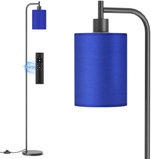 Floor Lamp with Linen Shade, Dimmable Tall Standing Lamp with Remote Control & 3 Color Temperatures, Modern Floor Lamps for Living Room Bedroom Office Corner, 9W LED Bulb Included Floor Lamp with Linen Shade, Dimmable Tall Standing Lamp with Remote Control & 3 Color Temperatures, Modern Floor Lamps for Living Room Bedroom Office Corner, 9W LED Bulb Included