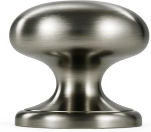 8-Pack Brushed Satin Nickel 1.5" Bifold Closet Cabinet Knob Pull Large Wide Base Zinc Round Kitchen Cabinet Wardrobe Dresser Dummy Doorknobs, Furniture Laundry Sideboard Buffet Drawer Handle 8-Pack Brushed Satin Nickel 1.5" Bifold Closet Cabinet Knob Pull Large Wide Base Zinc Round Kitchen Cabinet Wardrobe Dresser Dummy Doorknobs, Furniture Laundry Sideboard Buffet Drawer Handle
