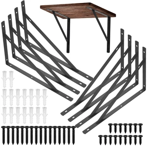 8 Pcs Heavy Duty Shelf Brackets, Floating Metal Shelf Brackets, Metal Wall Mount L Shaped Shelves Support Angle Brackets for Heavy Duty Floating Shelves Shelf Brackets (11.81 inch x 7.48 inch) 8 Pcs Heavy Duty Shelf Brackets, Floating Metal Shelf Brackets, Metal Wall Mount L Shaped Shelves Support Angle Brackets for Heavy Duty Floating Shelves Shelf Brackets (11.81 inch x 7.48 inch)