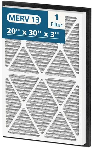 20x30x3 MERV 13 Air Filter Compatible with Zephyr VGF Series 20x30x3 Whole Home Deep Pleated Return Air Grille Filter, MERV 13 Air Filtration System, White, 1 Pack 20x30x3 MERV 13 Air Filter Compatible with Zephyr VGF Series 20x30x3 Whole Home Deep Pleated Return Air Grille Filter, MERV 13 Air Filtration System, White, 1 Pack