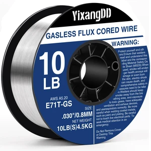 1 Pack 030 Flux Core Welding Wire, E71T-GS Mig Welding Wire Gasless Mild Carbon Steel Mig Welding Wire, 10 Lb Flux Core Wire Compatible with Most Welder 1 Pack 030 Flux Core Welding Wire, E71T-GS Mig Welding Wire Gasless Mild Carbon Steel Mig Welding Wire, 10 Lb Flux Core Wire Compatible with Most Welder