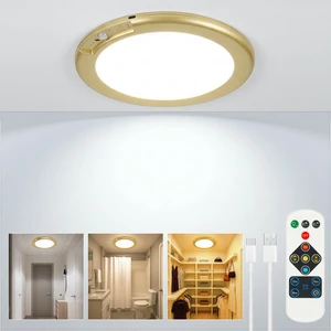 Gold Wireless Closet Lights Motion Sensor Rechargeable Ceiling Light Indoor Battery Operated Led Night Lights for Bedroom with Remote, Living Room Bathroom Home & Kitchen Decor Lighting Gold Wireless Closet Lights Motion Sensor Rechargeable Ceiling Light Indoor Battery Operated Led Night Lights for Bedroom with Remote, Living Room Bathroom Home & Kitchen Decor Lighting