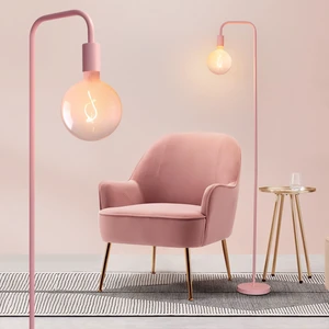 Pink Floor Lamp for Bedroom, Cute Standing Lamp with LED Bulb, Translucent Pink Globe Glass 2700k Warm Lighting. Globe Floor Lamp for Livingroom, Bedroom,Office Pink Floor Lamp for Bedroom, Cute Standing Lamp with LED Bulb, Translucent Pink Globe Glass 2700k Warm Lighting. Globe Floor Lamp for Livingroom, Bedroom,Office