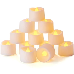 12-Pack Battery Tea Lights with Timer Built in, Auto-On 6H Daily Flickering Flameless LED Tealight Votive Candles for Candle Holders, Pumpkins, Lanterns and Fall Decor, No Remote 12-Pack Battery Tea Lights with Timer Built in, Auto-On 6H Daily Flickering Flameless LED Tealight Votive Candles for Candle Holders, Pumpkins, Lanterns and Fall Decor, No Remote