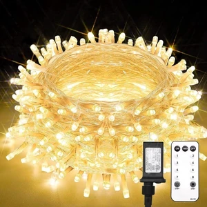 String Lights Indoor Plug in 200 LED Christmas Lights Warm White 66ft 200 LED Christmas Lights with Remote Timer Plug in 8 Modes Outdoor Lights for Bedroom Dorm Xmas Tree Wedding Waterproof String Lights Indoor Plug in 200 LED Christmas Lights Warm White 66ft 200 LED Christmas Lights with Remote Timer Plug in 8 Modes Outdoor Lights for Bedroom Dorm Xmas Tree Wedding Waterproof