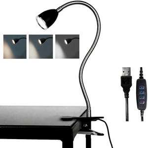 Desk lamp Eye-Caring Table Lamps, 360°Rotation LED Desk Clip Lamp Reading Light Portable Reading Book Light, Clamp Light, Study Desk Lamps for Bedroom and Office(Black with Dimmer) Desk lamp Eye-Caring Table Lamps, 360°Rotation LED Desk Clip Lamp Reading Light Portable Reading Book Light, Clamp Light, Study Desk Lamps for Bedroom and Office(Black with Dimmer)
