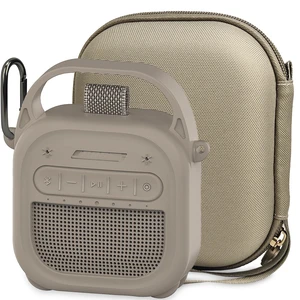 Protective Case for Bose SoundLink Micro 2nd Gen Speaker, Sandstone Case Hard Carrying Case and Silicone Cover for Micro 2 Portable Speaker Accessories, Shockproof Handle Case Set Protective Case for Bose SoundLink Micro 2nd Gen Speaker, Sandstone Case Hard Carrying Case and Silicone Cover for Micro 2 Portable Speaker Accessories, Shockproof Handle Case Set