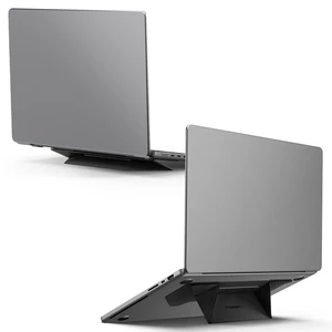 Slim Fold Adhesive Laptop Stand Foldable Portable Dual Ergonomic Angle Adjustment Lift Anti-Slip for MacBook Neo, MacBook Air, MacBook Pro 11"-16" & More Slim Fold Adhesive Laptop Stand Foldable Portable Dual Ergonomic Angle Adjustment Lift Anti-Slip for MacBook Neo, MacBook Air, MacBook Pro 11"-16" & More