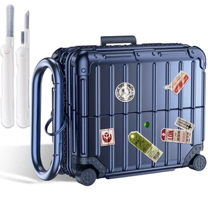 Compatible with Samsung Galaxy Buds 3 Pro Case & Galaxy Buds 3 FE & Galaxy Buds 3 Case Cover, Cute Funny Suitcase Design Protective Hard Case with Cleaner Kit & Keychain (Blue) Compatible with Samsung Galaxy Buds 3 Pro Case & Galaxy Buds 3 FE & Galaxy Buds 3 Case Cover, Cute Funny Suitcase Design Protective Hard Case with Cleaner Kit & Keychain (Blue)