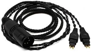 4 Pin XLR Balanced Cable Replacement Upgrade Cord Compatible with Sennheiser HD600 HD650 HD660S HD660S2 HD6XX HD580 HD58X Headphones Silver Plated Copper 6.5ft/2m 4 Pin XLR Balanced Cable Replacement Upgrade Cord Compatible with Sennheiser HD600 HD650 HD660S HD660S2 HD6XX HD580 HD58X Headphones Silver Plated Copper 6.5ft/2m